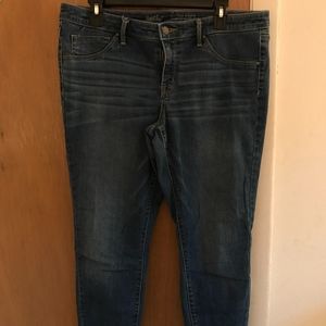 Mossimo Blue Mid-Rise Jeggings